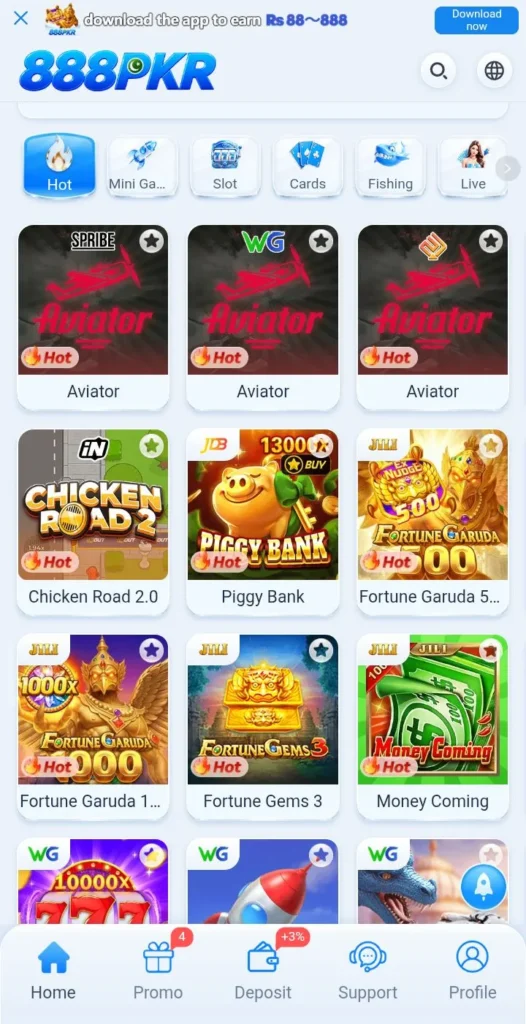 888PKR Game