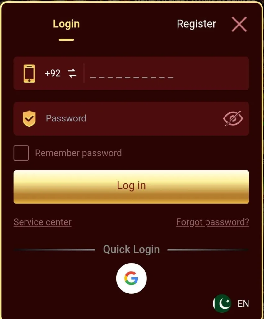 Login Game MF77