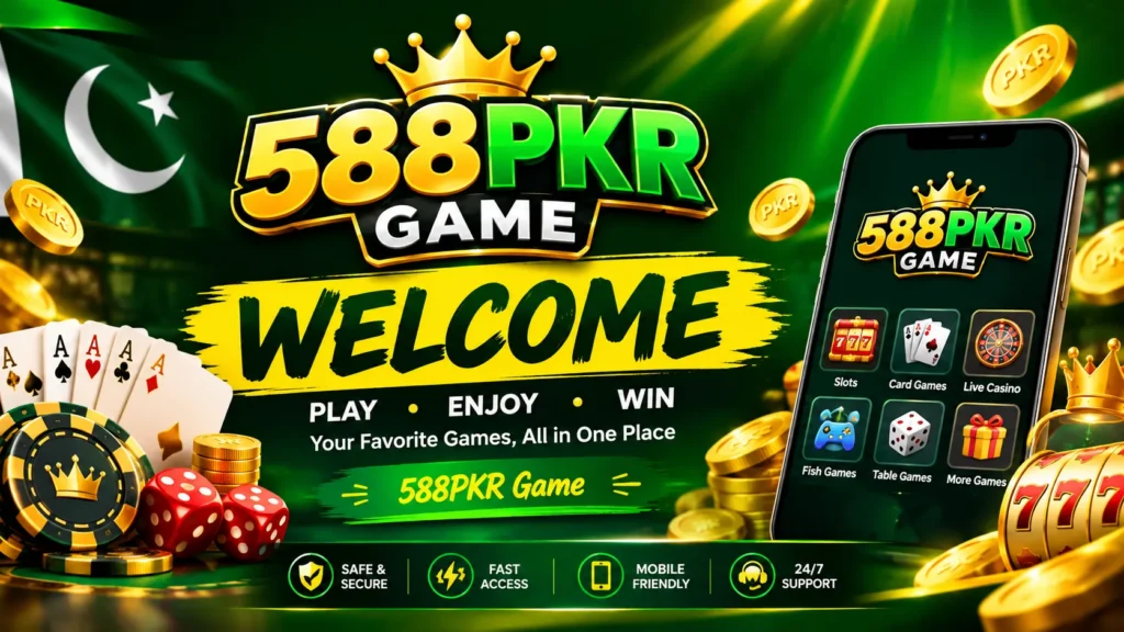 Welcome Banner 588PKR Game