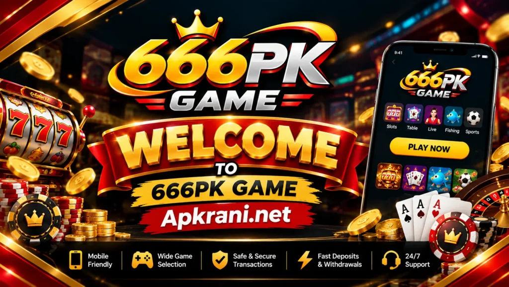 Welcome Banner 666PK Game