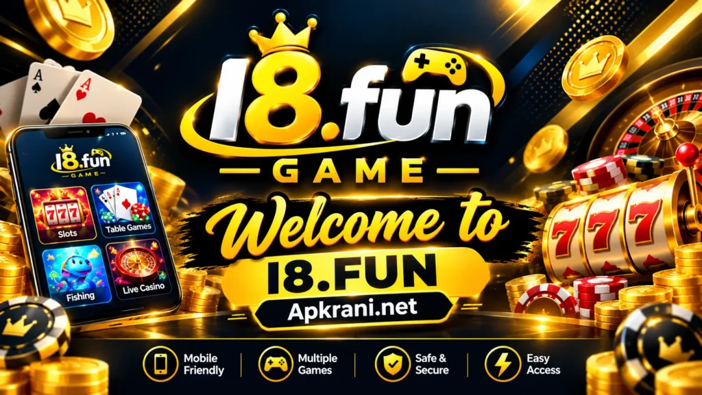 Welcome Banner I8.FUN Game 