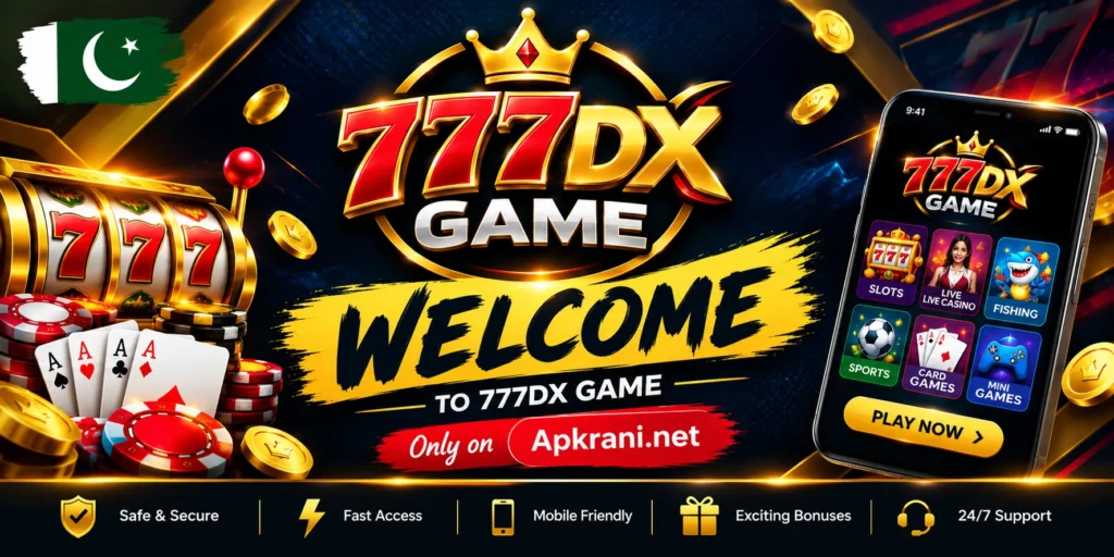 Welcome Banner 777DX Game
